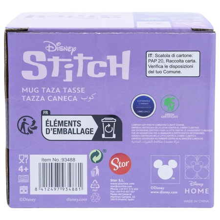 Disney Stitch - Tazza in ceramica in confezione regalo della collezione Stitch & Angel 325 ml