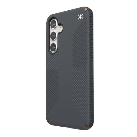 Speck Presidio2 Grip - Samsung Galaxy S24+ Gehäuse (Holzkohle Grau / Cool Bronze)