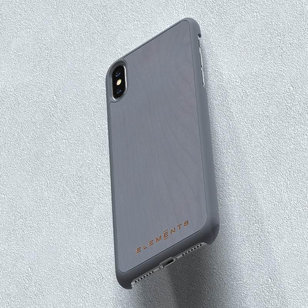 Nordic Elements Original Gefion - Coque en bois pour iPhone Xs Max (Gris moyen)