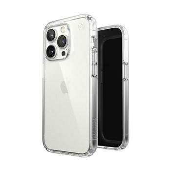 Speck Presidio Perfect-Clear - iPhone 14 Pro Tasche mit MICROBAN-Beschichtung (Klar)