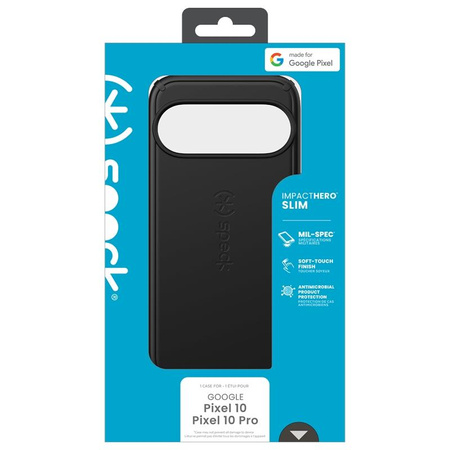 Speck ImpactHero Slim - Pouzdro Google Pixel 10 / Google Pixel 10 Pro (Black)
