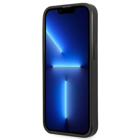 Karl Lagerfeld Perforierte Allover - iPhone 13 Mini Tasche (schwarz)