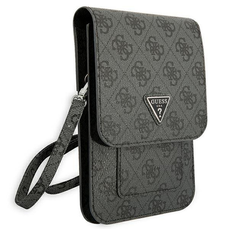 Guess Wallet 4G Triangle Logo Phone Bag - Sacoche pour smartphone et accessoires (Noir)