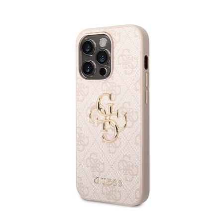 Guess 4G Big Metal Logo - Coque iPhone 15 Pro (rose)