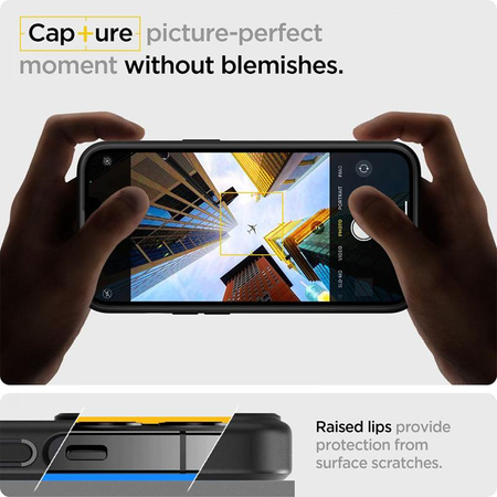 Spigen Ultra Hybrid - Coque pour iPhone 13 (Noir givré mat)