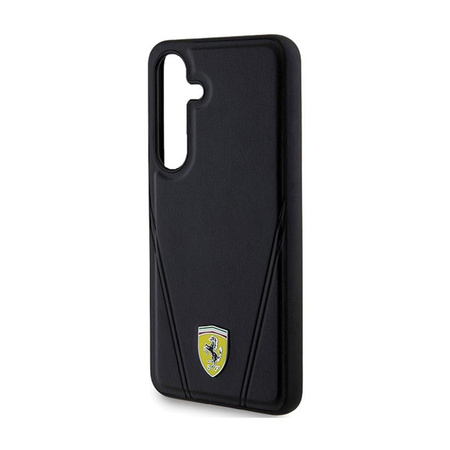 Ferrari Hot Stamp V Lines MagSafe - Samsung Galaxy S24 Case (Black)