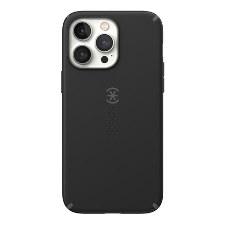 Speck CandyShell Pro - pouzdro pro iPhone 14 Pro Max s povrchovou úpravou MICROBAN (černé / břidlicově šedé)
