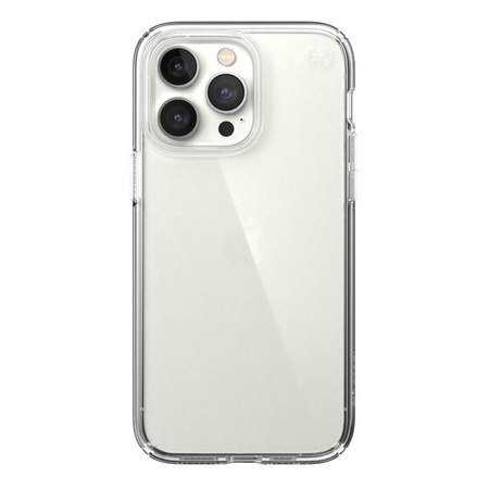 Speck Presidio Perfect-Clear - Coque pour iPhone 14 Pro Max avec revêtement MICROBAN (transparent)