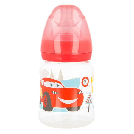 Autók - Palack szilikon szívószállal 150 ml