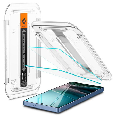 Spigen Glas.TR EZ Fit 2-Pack - Verre trempé pour Samsung Galaxy S25 Ultra (2 pièces)