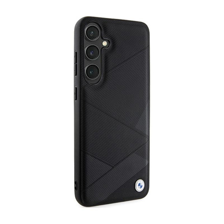 BMW Signature Leather Crossing Lines Pattern - Samsung Galaxy S24 Case (black)