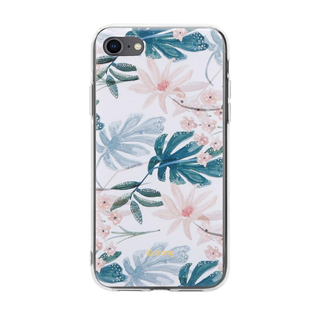 Crong Flower Case - pouzdro pro iPhone SE (2022/2020) / 8 / 7 (vzor 01)