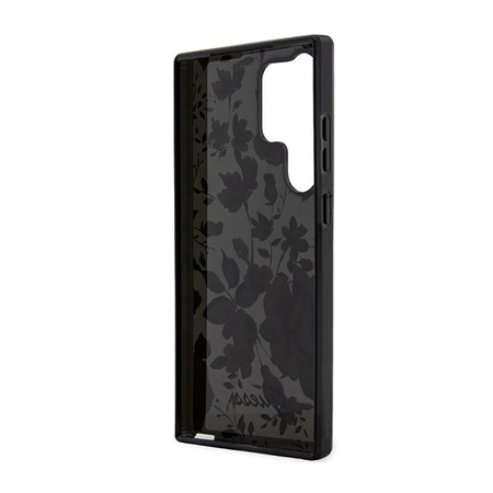 Guess Flower Collection - Etui Samsung Galaxy S23 Ultra (noir)