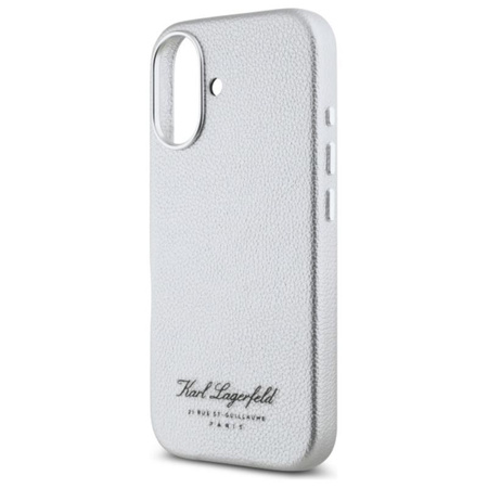 Karl Lagerfeld Hotel RSG - Coque pour iPhone 16 (gris)