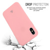 Crong Soft Skin Hülle - iPhone Xs / X Hülle (rosa)