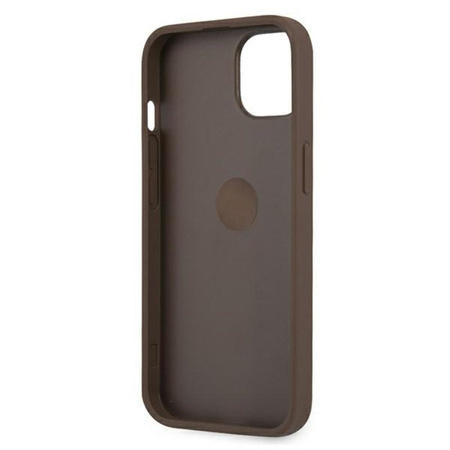 Guess 4G Ring Case - iPhone 13 mini case (brown)