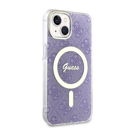 Guess 4G MagSafe - Étui pour iPhone 14 Plus (violet)