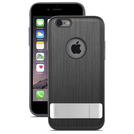 Moshi iGlaze Chameleon - Coque rigide avec support iPhone 6s Plus / iPhone 6 Plus (Noir Acier)