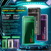 WEKOME WP-351 Vanguard sorozat - Power bank 20000 mAh PD 20W + QC 22.5W (lila / átlátszó)