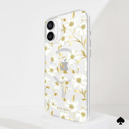 Kate Spade New York Protective Gems MagSafe - Hülle für iPhone 16 Plus (Sunshine Floral)