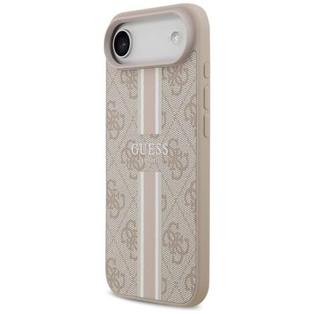Guess 4G Printed Stripes MagSafe - Hülle iPhone Air (rosa)