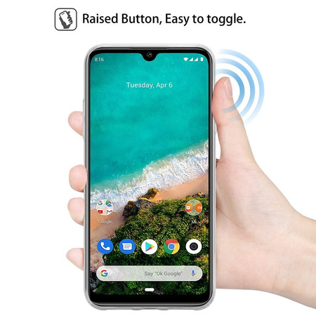 Crong Crystal Slim Hülle - Xiaomi Mi A3 Gehäuse (Transparent)