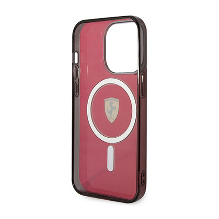 Ferrari Transluzentes MagSafe - iPhone 14 Pro Gehäuse (Rot)