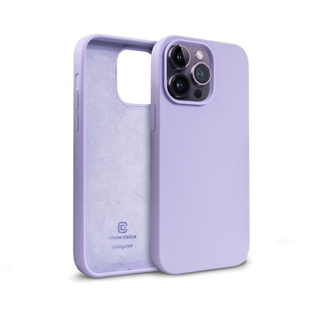 Crong Color Cover - Etui iPhone 14 Pro (fioletowy)