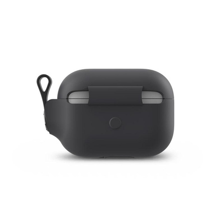 Moshi Pebbo - Pouzdro AirPods Pro s odnímatelným řemínkem na zápěstí (Shadow Black)