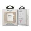 Guess Silicone Glitter Case Est - Airpods case (white)