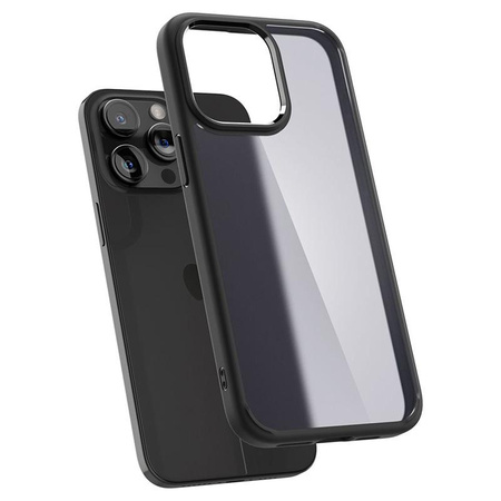 Spigen Ultra Hybrid - tok iPhone 15 Pro Max készülékhez (Frost Black)