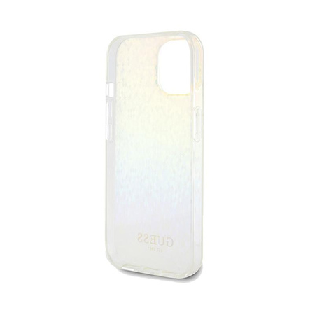Guess IML Faceted Mirror Disco Iridescent - iPhone 14 Tasche (Iridescent)