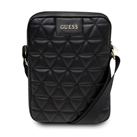 Guess Quilted Tablet Bag - brašna na 10" notebook / tablet (černá)