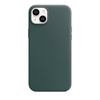 Apple Leather Case - Étui en cuir avec MagSafe pour iPhone 14 Plus (vert forêt)
