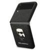 Karl Lagerfeld Saffiano Ikonik - Pouzdro Samsung Galaxy Z Flip 4 (černé)
