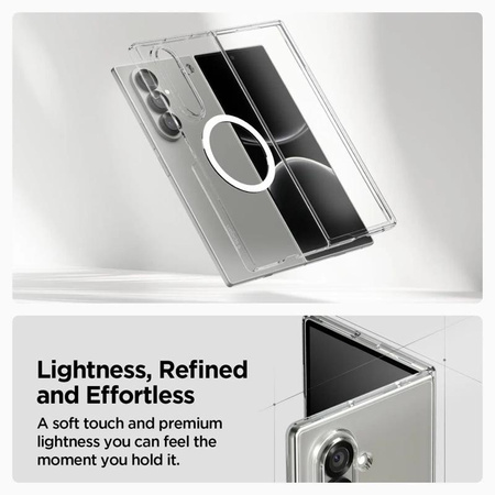 ETUI MAGSAFE SPIGEN DO GALAXY Z FOLD 7, Przezroczyste, Magnetyczne, Case