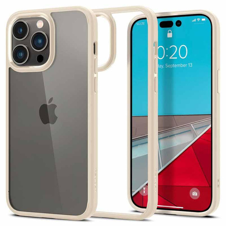 Spigen Ultra Hybrid - tok iPhone 14 Pro készülékhez (bézs)