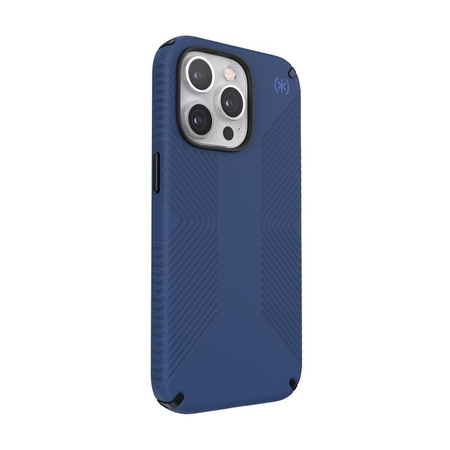 Speck Presidio2 Grip - Rutschfestes Gehäuse für iPhone 13 Pro (Küstenblau/Schwarz)