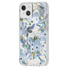 Rifle Paper Clear - Étui pour iPhone 14 (Garden Party Blue)