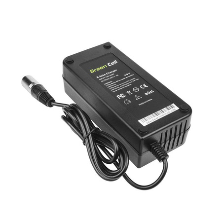 Green Cell - 42V 4A (XLR 3 PIN) nabíječka pro 36V baterii pro elektrokola