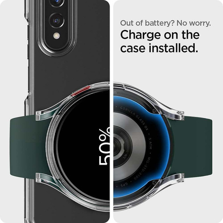 Spigen Ultra Hybrid - Gehäuse für Samsung Galaxy Watch 4 / 5 44 mm (Transparent)