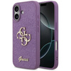 ETUI DO IPHONE 17 GUESS ORYGINALNE FIOLETOWE BROKATOWE ELEGANCKIE MODNE