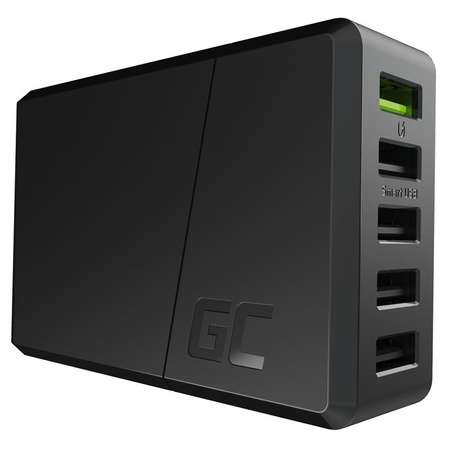 Green Cell ChargeSource 5 - 5xUSB 52W Ultra Charge chargeur secteur, Smart Charge