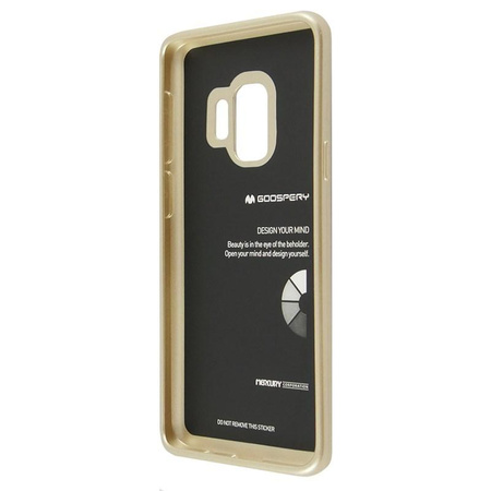Mercure I-Jelly - Étui Samsung Galaxy S9 (Or)