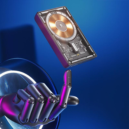 WEKOME WP-287 Vanguard Series - Indukční powerbanka 5000 mAh Rychlé nabíjení PD 20W MagSafe (černá)