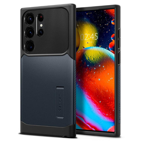 Spigen Slim Armor - pouzdro pro Samsung Galaxy S23 Ultra (Metal Slate)