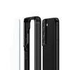 Crong Hybrid Clear Cover - Étui Samsung Galaxy S22 (noir)