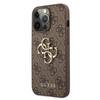 Guess 4G Big Metal Logo - Coque iPhone 13 Pro Max (marron)