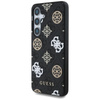 Guess 4G Imprimé motif pivoine coloré MagSafe - étui pour Samsung Galaxy S25 (noir)