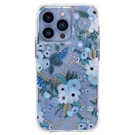 Rifle Paper Clear - iPhone 13 Pro Case (Garden Party Blue)